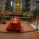 Coffin of Pope Francis